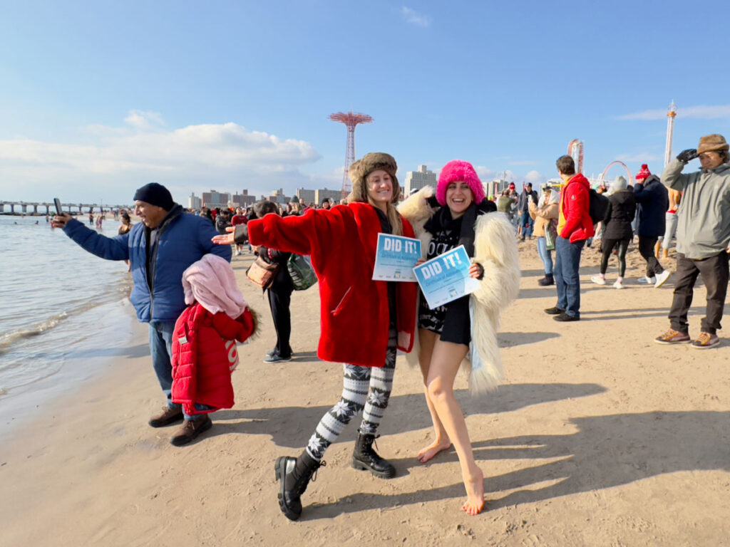 Coney-Island-Polar-Bear-New-Year's-Day-Plunge-2024-certificates-of-completion-by-Dan-Turkewitz